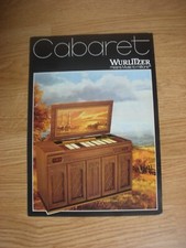 flyer de juke box Wurlitzer: CABARET