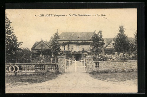 Cpa les agets - la, villa