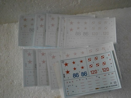 Planche de decalcomanie - x,