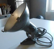 ANCIENNE LAMPE ATELIER SPOT INDUSTRIEL LITA EN ALUMINIUM