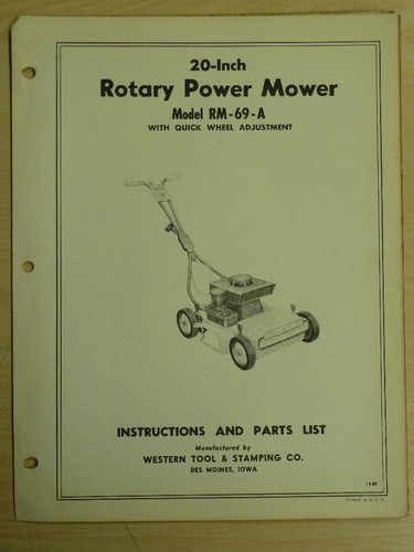 Western tool rotary power - 20",