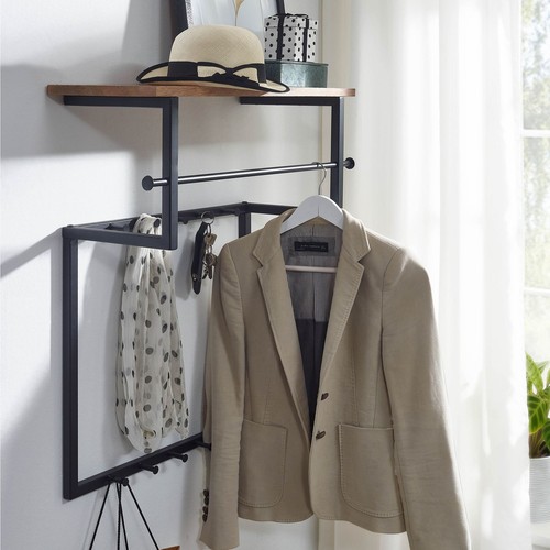 Finebuy porte manteau mural - manteau,