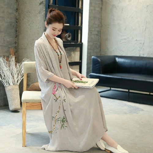 Robe tunique baggy lin - lin, À