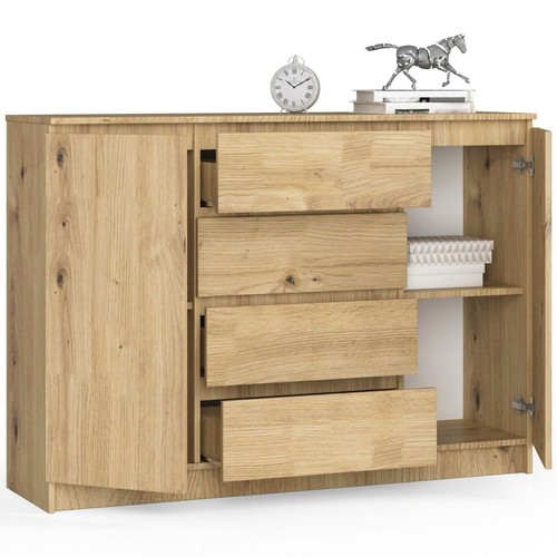 Commode 140 4 tiroirs et - commode, cm