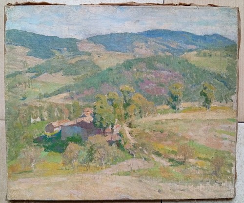 Tableau ancien ecole - tableau,