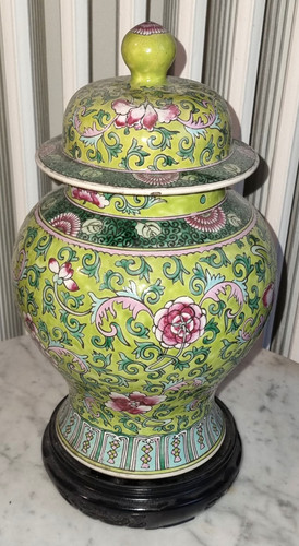 Vase chinois émaux - en,