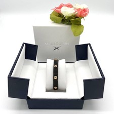 Mauboussin Black Pink Gold Bracelet Bangle Adjustable New 60,500 yen