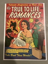 True To Life Romances 15 Classic LB Cole War Romance Cover Golden Age Comic