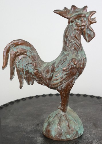 Ancienne girouette coq clocher