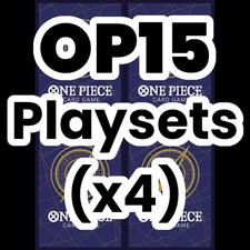 OP-15 Playsets x4 - One Piece