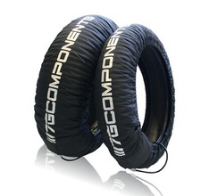 PROFESSIONAL MOTORCYCLE FRONT + REAR 120 - 180 BLACK COVERS