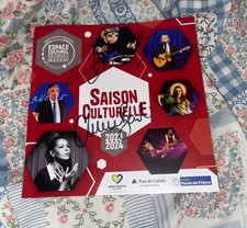 Article Programme Dedication Autograph Chimene Badi Daniel Guichard
