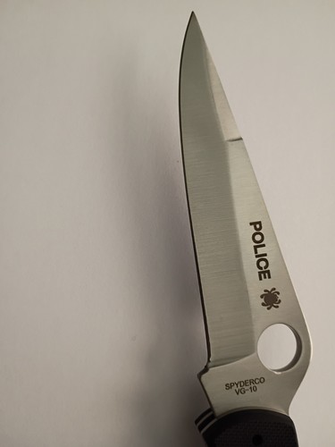 Spyderco police pocketknife - spyderco,