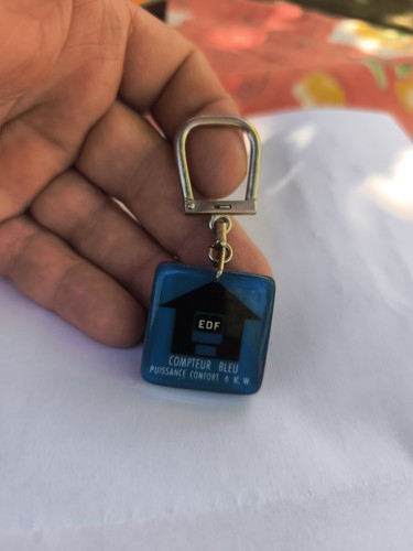 Ancien porte clé edf - porte-clé,