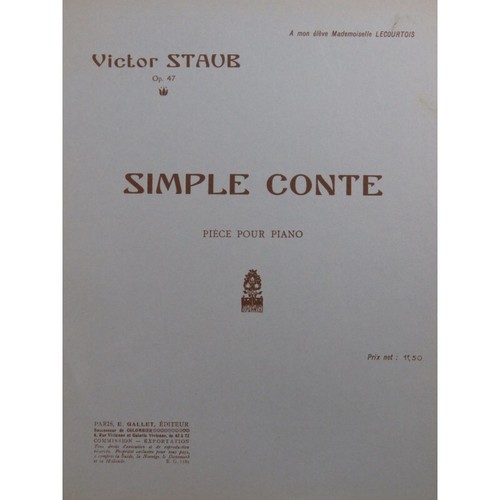 Staub victor simple conte - victor,