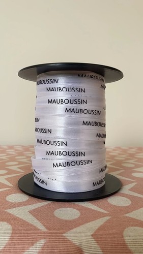 Mauboussin ruban satin sigle - mauboussin,