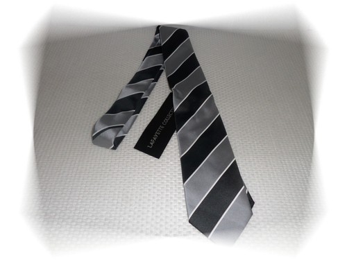 Cravate fantaisie gris clair - cravate,