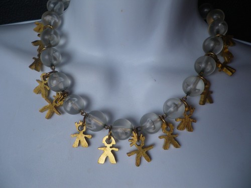 Biche bere collier vintage - de,