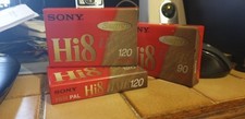 cassette video sony hi8 pal 120 neuf