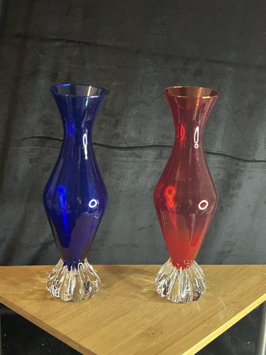 Paire vases aseda - aseda, verre
