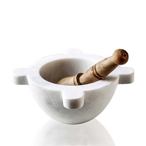 Mortier cuisine marbre - mortier, en