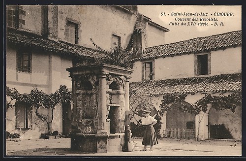 Cpa ciboure couvent des - couvent,