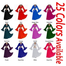 TMS Multi Jupe Haut Ventre Danse TRIBAL Costume Robe Jupe Haut Flamenco