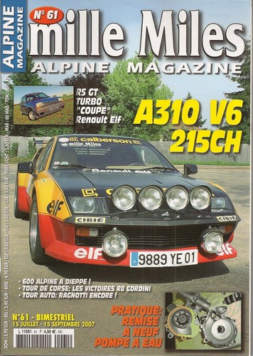 Mille miles tour - 61, corse
