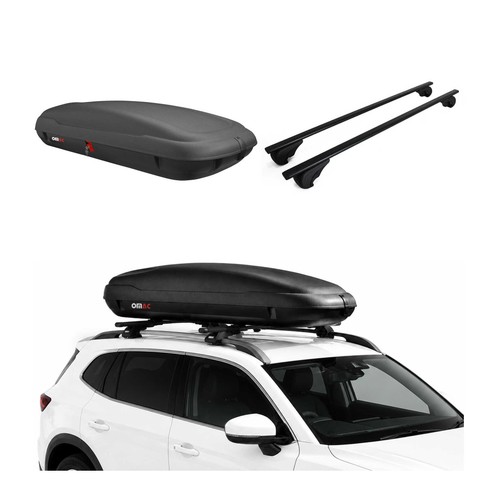Coffre toit 400l barres - de, +