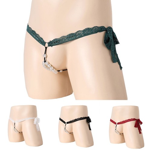 Culotte slip homme dentelle