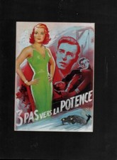 ORIGINAL MODEL FILM POSTER THREE STEPS TOWARDS THE GALLOWS JACQUES BONNAUD