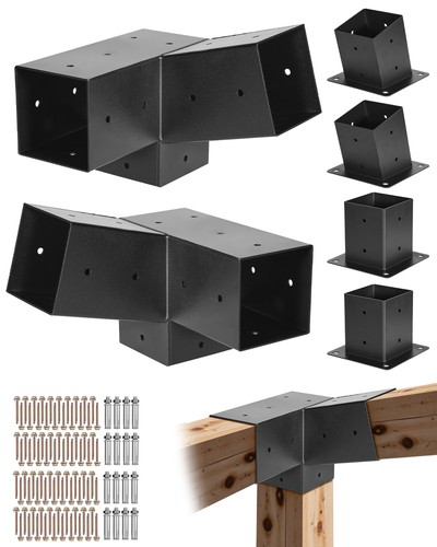 Vevor 4x4 inch pergola bracket - vevor,