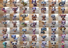 LPS Littlest pet shop chien European cat dogue colley cat dog rare 