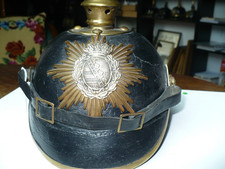 Casque à pointe Saxe Ersatz  avec impact modèle 1895