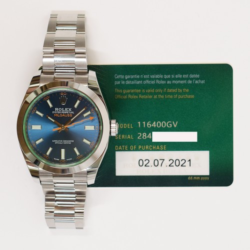 2021 rolex milgauss - 2021, 116400gv