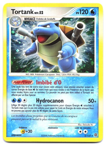 Carte pokémon tortank 132 - pokémon,