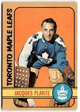 Jacques Plante 1972-73 O-Pee-Chee #92 Toronto Maple Leafs