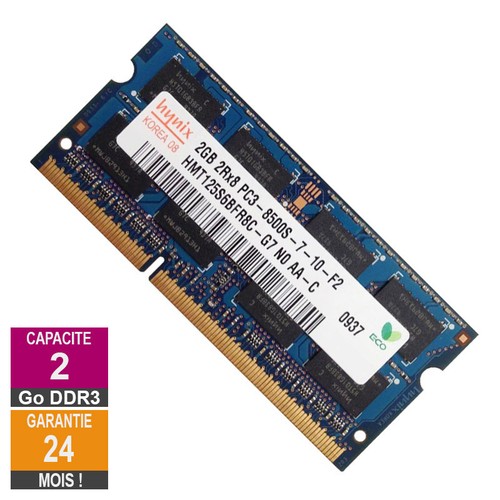 Barrette mémoire 2go ram ddr3 - barrette,