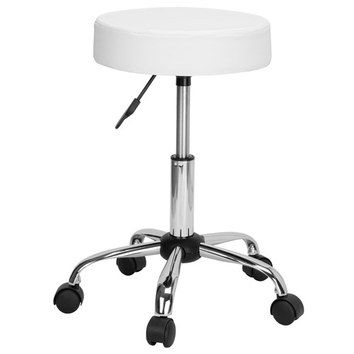 Tabouret coiffure blanc - tabouret,