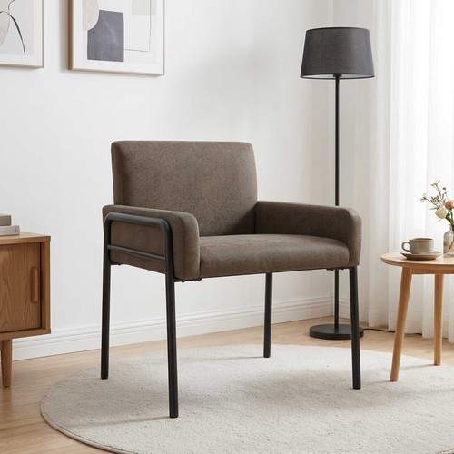 Fauteuil appoint simili - d'appoint, daim