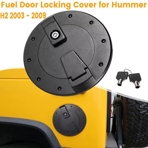 Chrome fuel door locking - fuel,