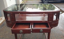 EXCEPTIONNEL TABLE VITRINE DE