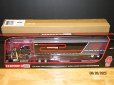 DCP FirstGear 1/64 Kenworth W900L 100th Anniversary Tractor Trailer #341 of 900
