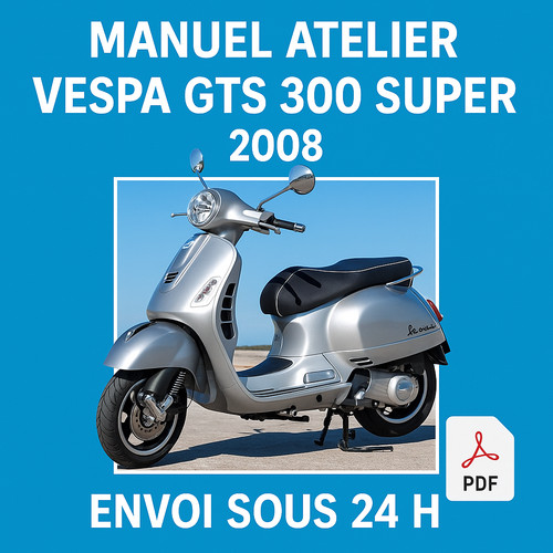 Manuel atelier vespa gts 300 - manuel,