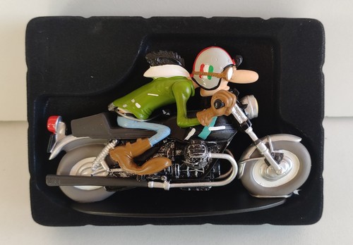Figurine moto résine joe - moto, en