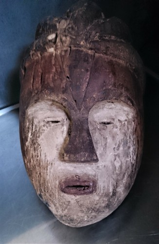 Masque africain ancien - masque,