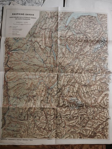 Carte originale topographique - carte,