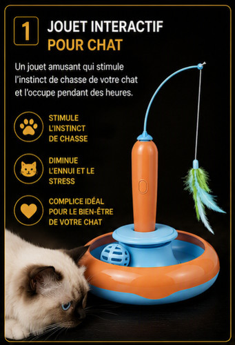 Jouet interactif automatique - jouet,