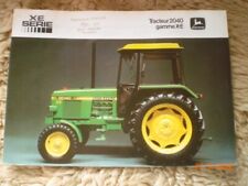 JOHN DEERE 2040 X-E RANGE TRACTOR ADVERTISING BROCHURE