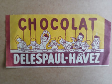 DELESPAUL-HAVEZ chocolate advertising paper cap 1950s 60s